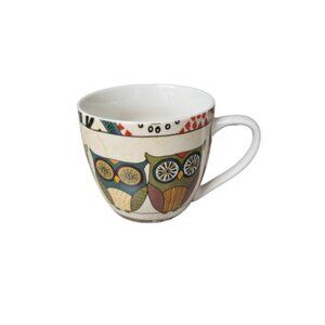 Pimpernel Portmeirion UK Colourful Owl Coffee Tea Mug Cup